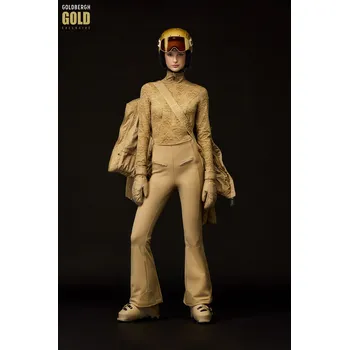 Cyklistické kalhoty Dámské triko Goldbergh Fascino Ski Pully Lace Caramello