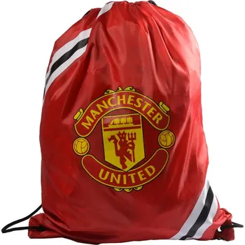 Sportovní vak MANCHESTER UNITED FC Sportovní vak Manchester United, červený s pruhy, 32 × 44 cm