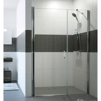 Sprchové dveře EBS EBS Urbanis Pantové dveře 110 cm s protisegmentem, stříbrná lesk/čiré sklo 132003.092.322