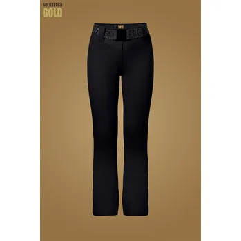 Cyklistické kalhoty Dámské lyžařské kalhoty Goldbergh Pippa Gold Ski Pants Black