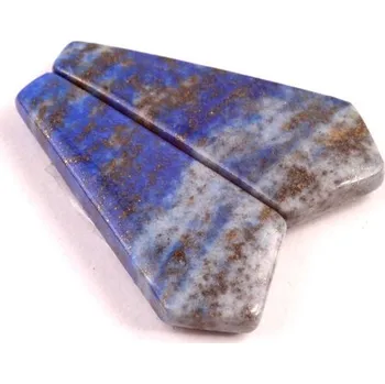 Přírodní kámen Kabošony páry Lapis Lazuli č.P765 (32x14x5mm)