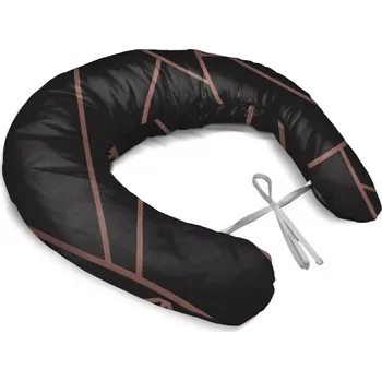 Polštář Sablio Těhotenský polštář Růžové obrazce