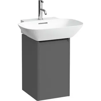 Nábytek Laufen Base Skříňka pod umyvadlo 31,7 cm, závěsy vlevo, šedá traffic H4030231102661