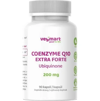 Vegmart Koenzym Q10 extra forte (ubiquinon) 200 mg, 90 kapslí>