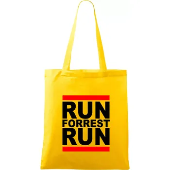 Run Forrest Run - Taška bavlněná - 42 x 38 cm ( Žlutá )