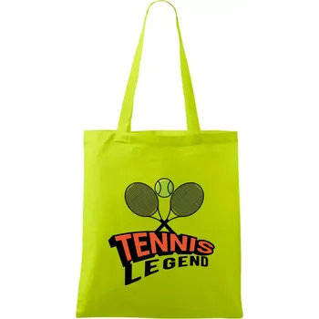 Tennis legend - Taška bavlněná - 42 x 38 cm ( Limetková )