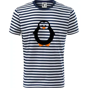 Tučňák obrys - Triko na vodu - L ( Prouhovaná )