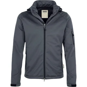 Pánská softshellová bunda Bunda s kapucí Hakro Ontario Softshell Jacket 848-028 Velikost L