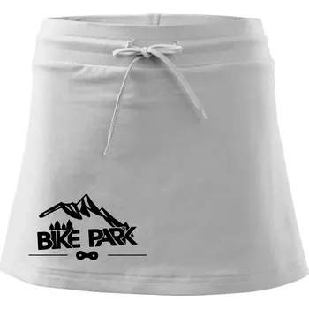 Dámská sukně Bike park hory - Sportovní sukně - two in one - M ( Bílá )