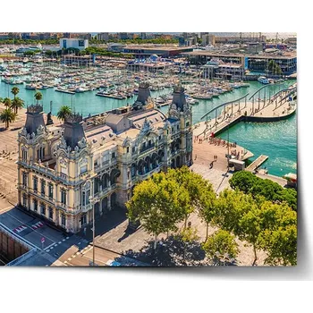Plakát Sablio Plakát Barcelona Přístav - 60x40 cm