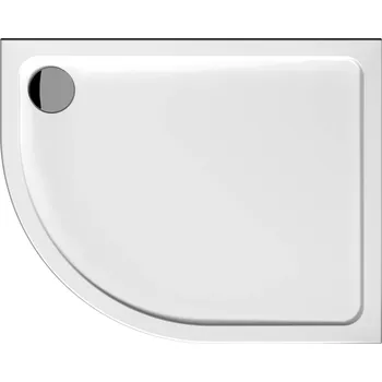 Sprchová vanička JIKA Tigo - sprchová vanička, asymetrická, pravá, bílá matná (H2102110000001)