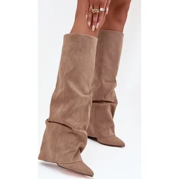 Dámské kozačky Kozačky na podpatku model 216987 Step in style 41