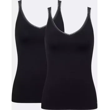 Dámské tílko Sloggi GO Shirt 01 C2P černé BLACK S