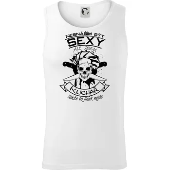 Nesnáším být sexy - Kuchař - Tílko pánské Core - S ( Bílá )