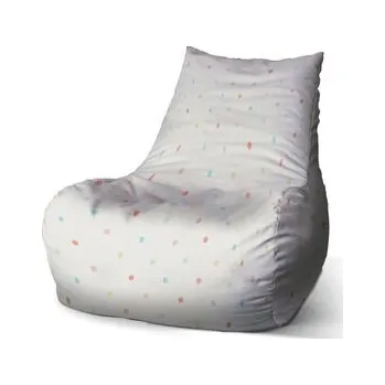 Sedací pytel Dětský sedací vak Bean Barevné tečky na béžové: 60 x 70 x 70 cm