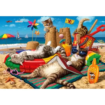Puzzle Puzzle ANATOLIAN Kočky na pláži 260 dílků