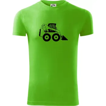 Pánské tričko Bobik velký kolový - Viper FIT - Pánské zůžené tričko - S ( Apple Green )