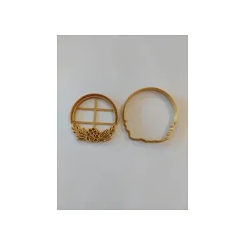 Vykrajovátko Vykrajovátko - KRUH S ORNAMENTEM - sada 2 kusy - 70 mm