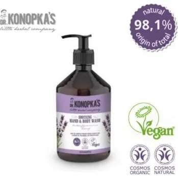 Mýdlo Dr. Konopka´s: Zklidňující mýdlo na ruce a tělo 500ml K3044