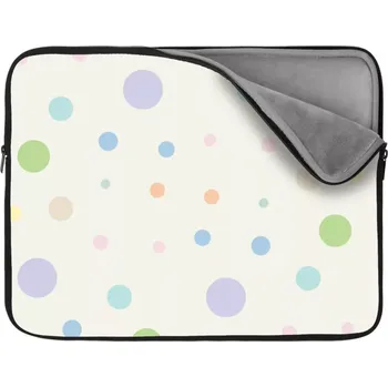pouzdro na notebook Sablio Obal na notebook Tříbarevné puntíky - 17"