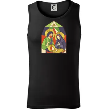 Pánské termoprádlo Vitráž - jesličky - Tílko pánské Core - XL ( Černá )