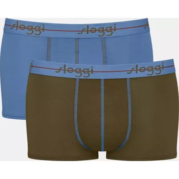 Pánské spodní prádlo Pánské boxerky Start Hipster C2P box - GREEN - zelené 0031 - SLOGGI GREEN 4