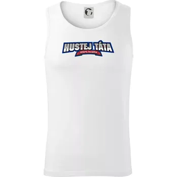 Hustej táta 100% - Tílko pánské Core - XL ( Bílá )
