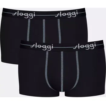 Boxerky Pánské boxerky Start Hipster C2P box - BLACK - černé 0004 - SLOGGI BLACK 8