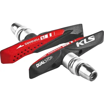 Komponent pro jízdní kolo Brzdové gumičky KLS DUALSTOP V-02 77841 (pár) unisize