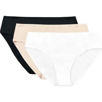 Kalhotky Dámské kalhotky GORTEKS Diana cotton panty triple pack MULTICOLOUR 42
