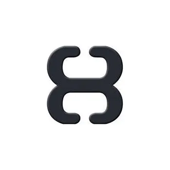 Podprsenka Univerzální klip GORTEKS Bra straps clips BLACK unisize