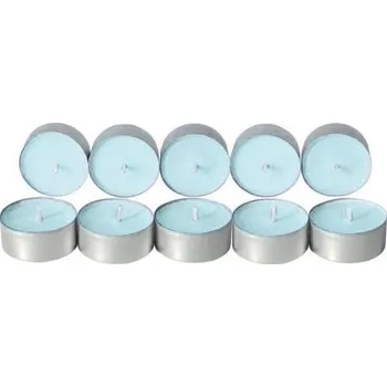 Svíčka Čajové svíčky ze sojového vosku 10ks - bílý čaj Aromka