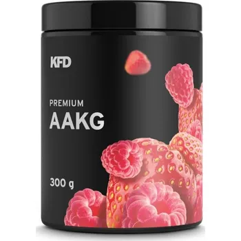 Aminokyselina KFD Premium AAKG arginin alfa-ketogluturát 300 g s příchutí jahod a malin před expirací