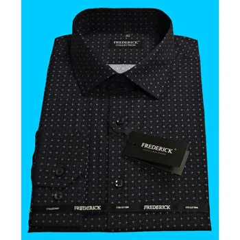 Pánská košile Pánská košile s dlouhým rukávem - střih SLIM - vzor F911 - 46