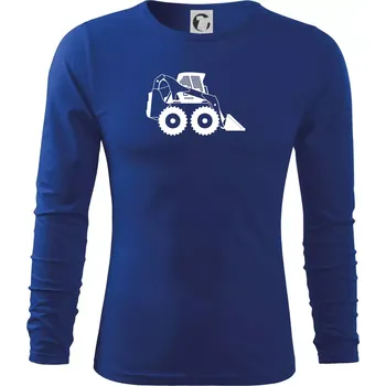 Pánské oblečení Bobik velký kolový - Triko s dlouhým rukávem FIT-T long sleeve - S ( Královská modrá )