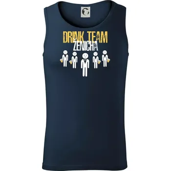 Pánské termoprádlo Drink team ženicha - Tílko pánské Core - S ( Námořní modrá (velmi tmavá - téměř černá) )