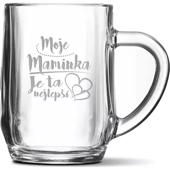 Sklenice Sablio Půllitr Moje maminka je ta nejlepší: 0,5 l