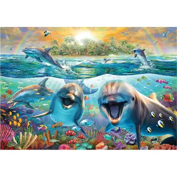 Puzzle ANATOLIAN Smějící se delfíni XL 260 dílků