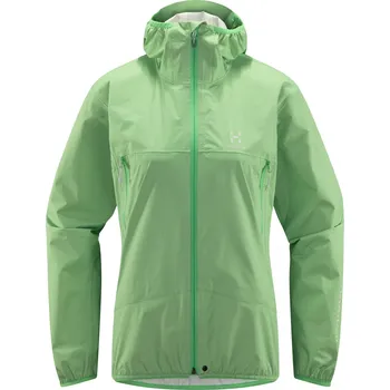 Dámská větrovka Dámská outdoorová bunda Haglöfs L.I.M Proof - světle zelená Velikost: XL