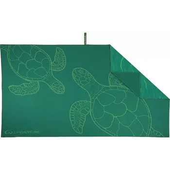 Osuška Lifeventure Printed SoftFibre Trek Towel Recycled - Turtle