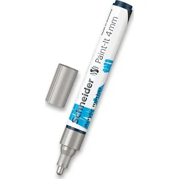 Akrylový popisovač Schneider Paint-It 320 - stříbrná