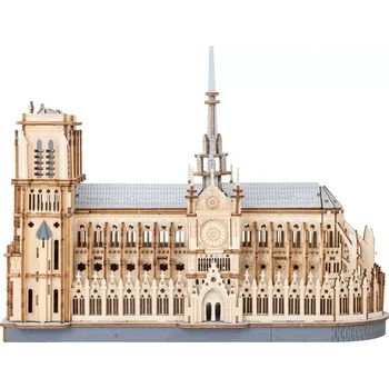 3D puzzle ROBOTIME Rowood 3D dřevěné puzzle Katedrála Notre-Dame 330 ks