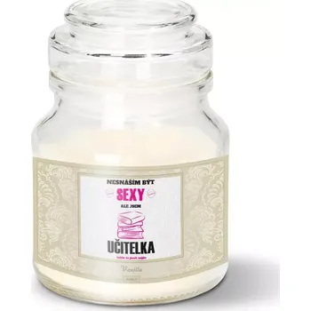 Svíčka Sablio Svíčka Nesnáším být sexy, ale jsem učitelka - 120 g