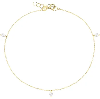 Náramek Zlatý náramek s perlami - AP543-5549