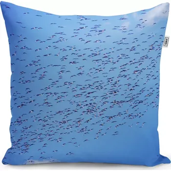 Polštář Sablio Polštář Hejno ptáků - 40x40 cm