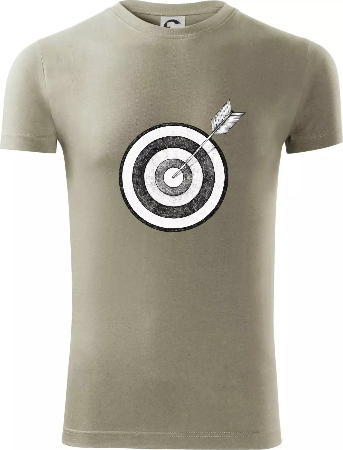 Terč na lukostřelbu - Viper FIT - Pánské zúžené tričko - M ( Light khaki )