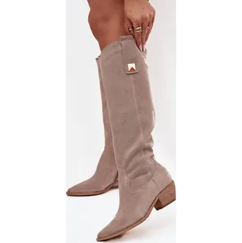 Dámské kozačky Kozačky na podpatku model 220209 Step in style 38