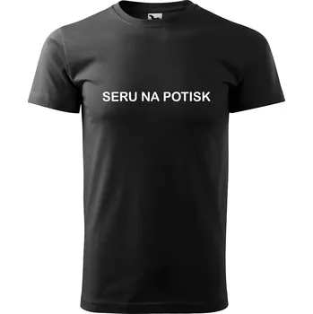 Sablio Tričko s potiskem Se*u na potisk - černé M