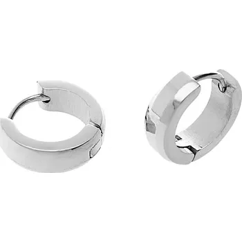 Souprava šperků MPM Dámské ocelové nerezové náušnice 70310.A - stříbrné barvy