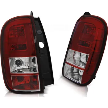 Přední světlomet DACIA DUSTER 04.10- LED PÁS ČERVENÁ BÍLÁ